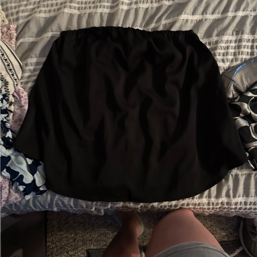 SHEIN Black Bubble Mini Skirt for Cocktail